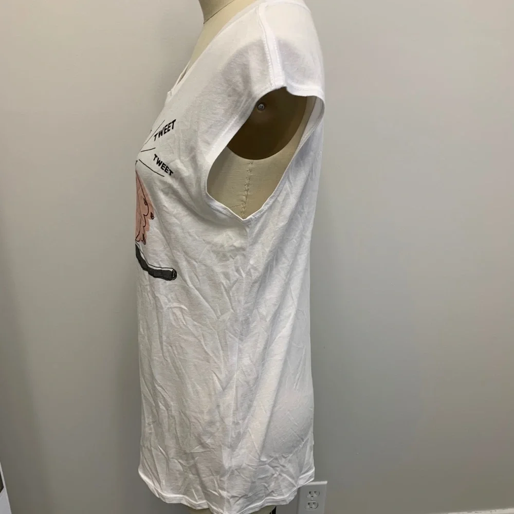 Rebecca Minkoff Tweet Sleeveless Tee - Picture 5 of 10